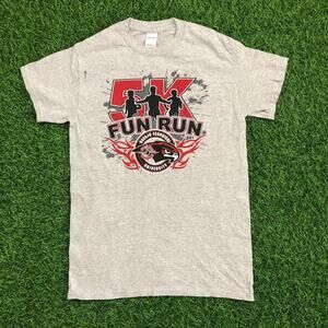 Men's Grey Navajo Technical University Fun Run Graphic Tee